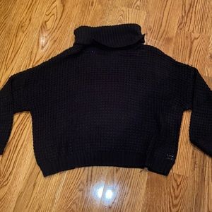 Pink Lily Large Black turtleneck sweater Never Worn